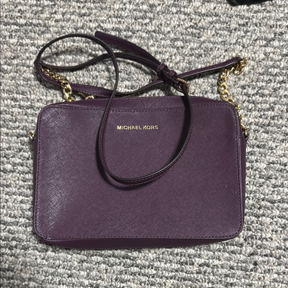 Michael Kors Purple Crossbody Bag